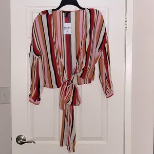 Wrap blouse
